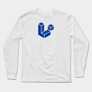 Laravel logo with European Union flag Long Sleeve T-Shirt